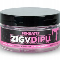 PRZYNĘTA KULKI PŁYWAJĄCE POP UP MIKBAITS ZIG W DIPIE SAVOURY PLUM 15 MM