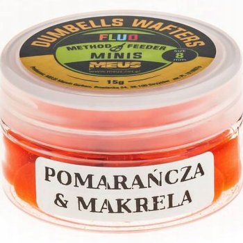 PRZYNĘTA KULKI WAFTERS DUMBELLS MEUS FLUO POMARAŃCZA & MAKRELA MINIS 8 MM - MEUS