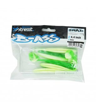 Przynęty Quantum 4Street B-Ass Shad 11Cm 5 Sztuk Quantum 4Street B-Ass Shad Lime - Quantum