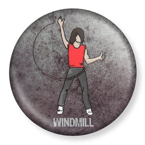Przypinka Air Guitar - Windmill Ø38Mm - Pyramid | Moda Sklep EMPIK.COM