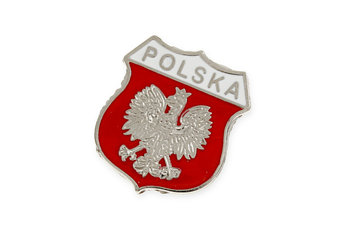 Przypinka Biało Czerwona Godło Polski Pins - Jubileo