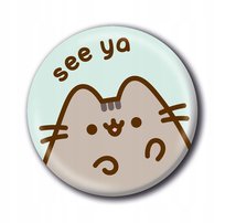 Przypinka do ubrań dla dzieci Pusheen See Ya Przypinki do plecaka do szkoły kot Pyramid International