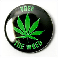 przypinka FREE THE WEED Inna marka
