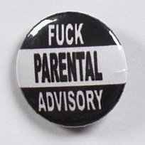 przypinka FUCK PARENTAL ADVISORY Inna marka