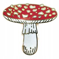 Przypinka Grzyb Muchomor Buton Metal Pin