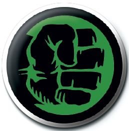 Przypinka, Marvel Retro Hulk Icon, 2,5 cm - Marvel