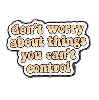 Przypinka Metal Don't Worry About Thinks Inna marka