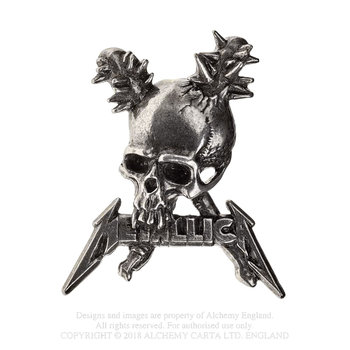 Przypinka Metallica - Damage Inc. Skull - Inna marka