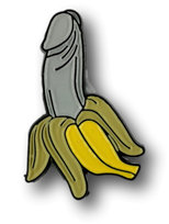 Przypinka Metalowa Banan Metal Pin Button Inna marka