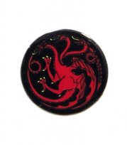 Przypinka metalowa do ubrań plecaka Game of Thrones Targaryen Gra o Tron GAME OF THRONES