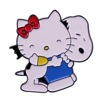 Przypinka Metalowa Hello Kitty & Snoopy Pin Inna marka