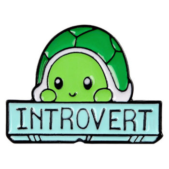 Przypinka Metalowa Introvert Żółwik Introwertyk - Inna marka