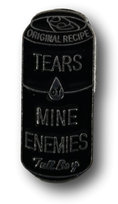 Przypinka Metalowa Puszka Czarna Tears Metal Pin Inna marka