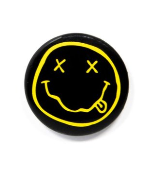 Przypinka Nirvana Smiley Logo przypinki do plecaka na agrafkę  - Nirvana