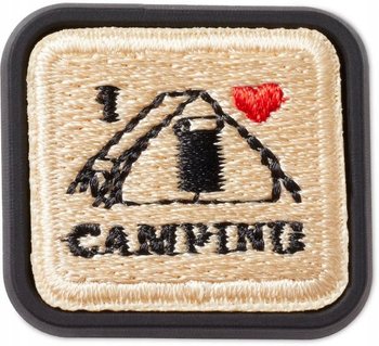 Przypinka Ozdoba Jibbitz Charms Pin Do Butów Crocs I Love Camping Patch - Crocs