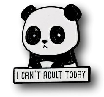 Przypinka Panda I Can'T Adult Today Metal Pin - Inna marka