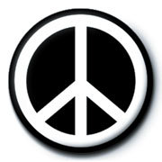 Przypinka Peace Symbol Znak Pokoju przypinki do plecaka na agrafkę  - Pyramid International