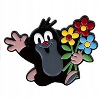 Przypinka, Pin, Broszka, Plakietka - Kret - Krecik