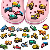 Przypinka pin do butów crocs crocsów ozdoba samochody ciężarówka dzwig 20 DKM