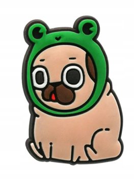 Przypinka pin do butów crocs crocsów zwierzątka pies piesek mops żaba - DKM