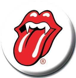 Przypinka PYRAMID INTERNATIONAL Rolling Stones Lips Fangs - The Rolling Stones