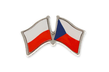 Przypinka Z Flagami Polska Czechy Pins - Jubileo