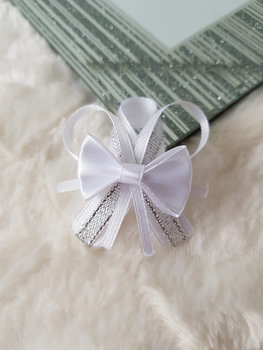 Przypinki dla gości weselnych + białe srebrne - MyPerfectDay - Inna marka