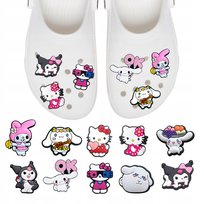 Przypinki do Crocs HELLO KITTY do butów telefonu torby zestaw 10 szt Inna marka