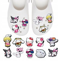 Przypinki do Crocs HELLO KITTY do butów telefonu torby zestaw 10 szt Inna marka