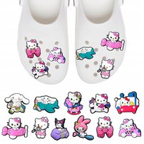 Przypinki do Crocs HELLO KITTY do butów telefonu torby zestaw 11 szt Inna marka