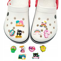 Przypinki do Crocs HELLO KITTY do butów telefonu torby zestaw 12 szt Inna marka