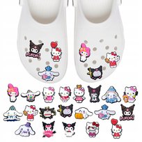 Przypinki do Crocs HELLO KITTY do butów telefonu torby zestaw 20 szt Inna marka