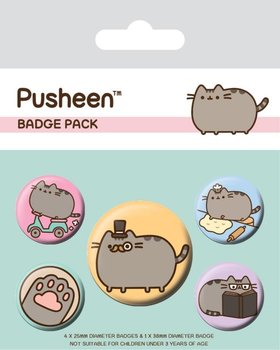 Przypinki do plecaka Pusheen Fancy Przypinka do ubrań Zestaw 5 sztuk kot - Pusheen