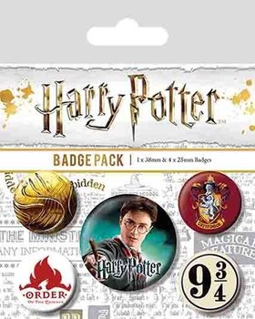 Przypinki Harry Potter 5Szt Gryffindor - Pyramid Posters