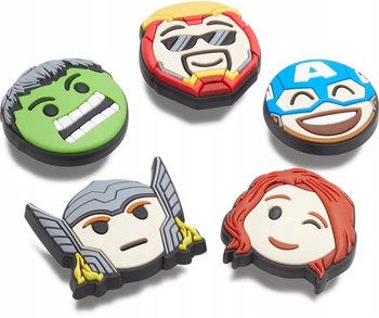 Przypinki Ozdoby Jibbitz Charms Piny Do Butów Crocs Avengers Emojis 5 Pack - Crocs