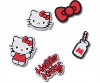 Przypinki Ozdoby Jibbitz Charms Piny Do Butów Crocs Hello Kitty 5 Pack Crocs