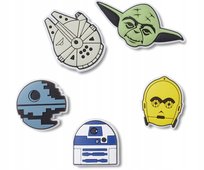 Przypinki Ozdoby Jibbitz Charms Piny Do Butów Crocs Star Wars 5 Pack Crocs