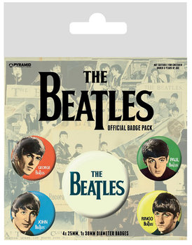 Przypinki PYRAMID INTERNATIONAL pakiet The Beatles, 2,5 cm - Pyramid International