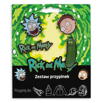 Przypinki, Rick and Morty, Zestaw, 4 Sztuki - Empik