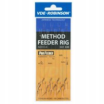 Przypon plecionka VDE-R z bagnetem MF 501BM rozm. 8, śr. 0,10mm (10 szt.) Robinson