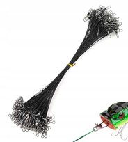Przypon Stalowy Komplet 10 Sztuk 14Kg Czarny 30Cm Inna marka
