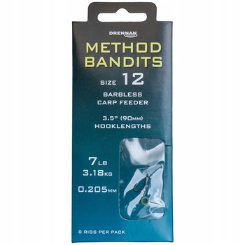 PRZYPONY DO METODY BEZZADZIOROWE DRENNAN METHOD BANDITS CARP FEEDER - 16 - DRENNAN