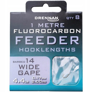 PRZYPONY DRENNAN FLUOROCARBON FEEDER WIDE GAPE - 14 - DRENNAN