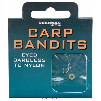 PRZYPONY KARPIOWE BEZZADZIOROWE DRENNAN CARP BANDITS BARBLESS - 12 - DRENNAN