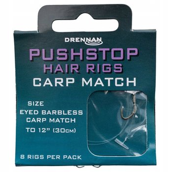 PRZYPONY KARPIOWE BEZZADZIOROWE DRENNAN CARP MATCH BARBLESS - 10 - DRENNAN