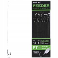 PRZYPONY Z ZADZIOREM METHOD FEEDER BKK TOURNAMENT FT-1 PUSH LOCK R. 10