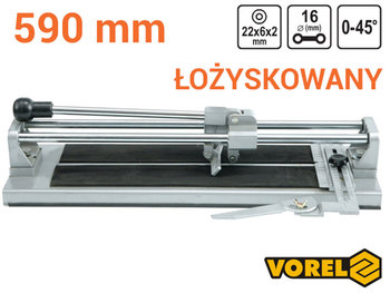 Przyrząd glazurniczy łożyskowany VOREL, 600 mm  - VOREL