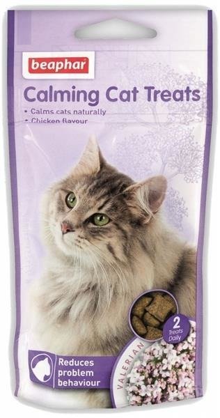 Фото - Корм для кішок Beaphar Przysmak dla kota  Calming Cat Treats, 35 g 