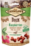 Przysmak dla kotów CARNILOVE Crunchy Snack Duck & Raspberries, 50 g - Carnilove