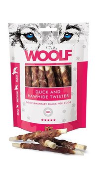 Przysmak dla psa WOOLF Duck and Rawhide Twister, 100 g - WOOLF